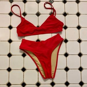 Gnash Swim Red Bikini Set